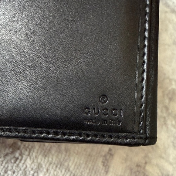 GUCCI Micro GG Pattern Genuine Leather Long Wallet - Picture 8 of 14